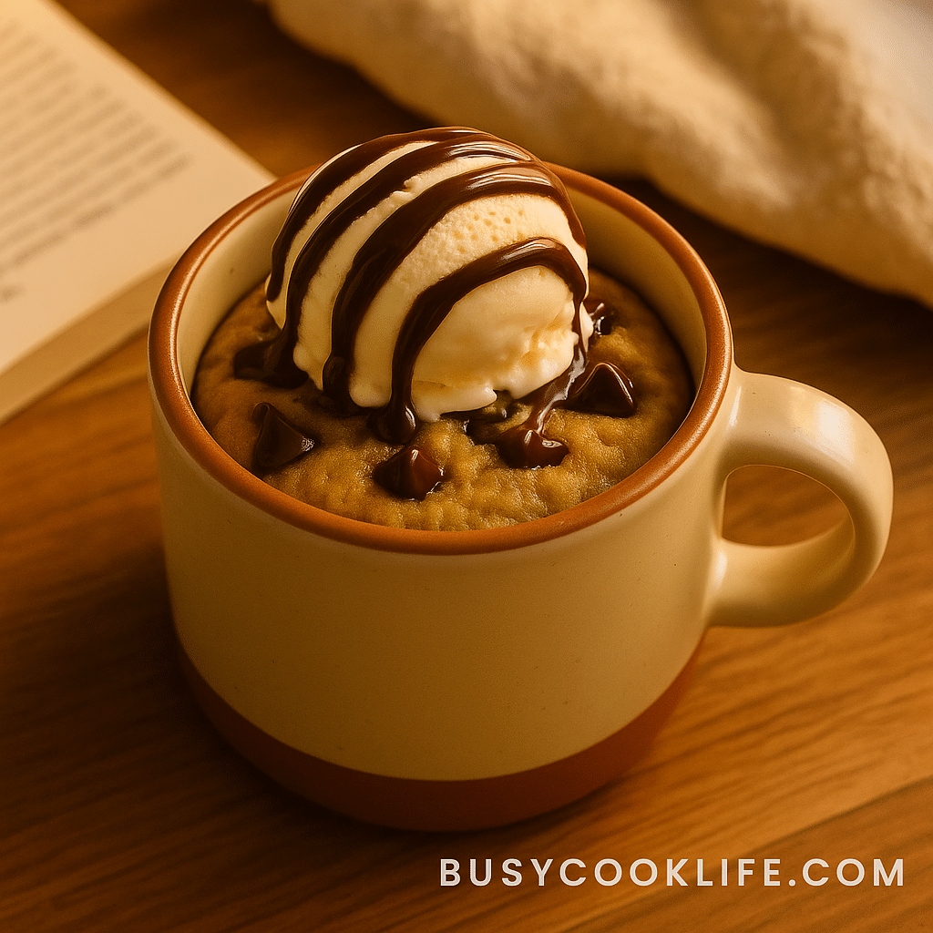 served cookie in a mug recipe no egg
