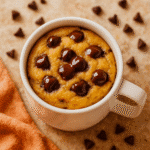 cookie mug recipe served in ceramic mug
