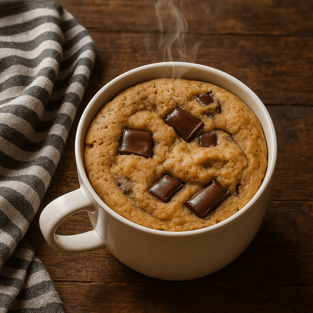 Cookie mug recipe no egg – header image