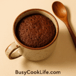 Gluten free cake in a mug recipe featured image