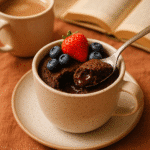 Serving and enjoying healthy mug cake recipes with perfect texture
