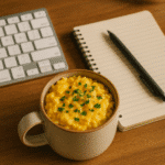 Office Mug Meals on a work desk