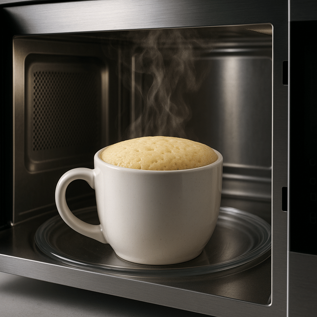 sugar cookie mug cake microwave cooking