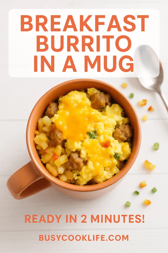 breakfast burrito mug pinterest vertical brand busycooklife