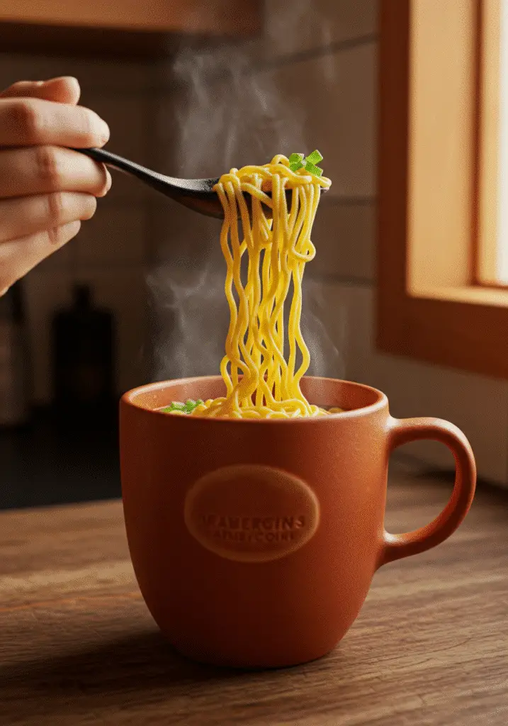 ramen-noodles-mug-serving-spoon-eating