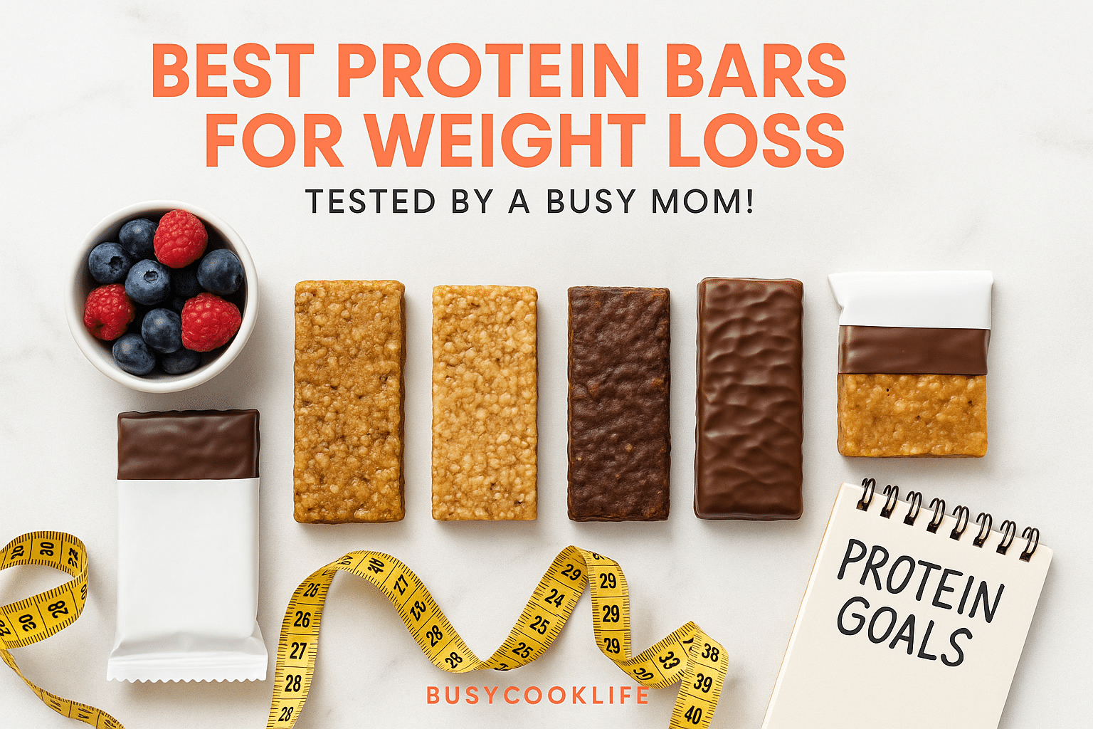 Best protein bars for weight loss comparison - BusyCookLife tested protein bars
