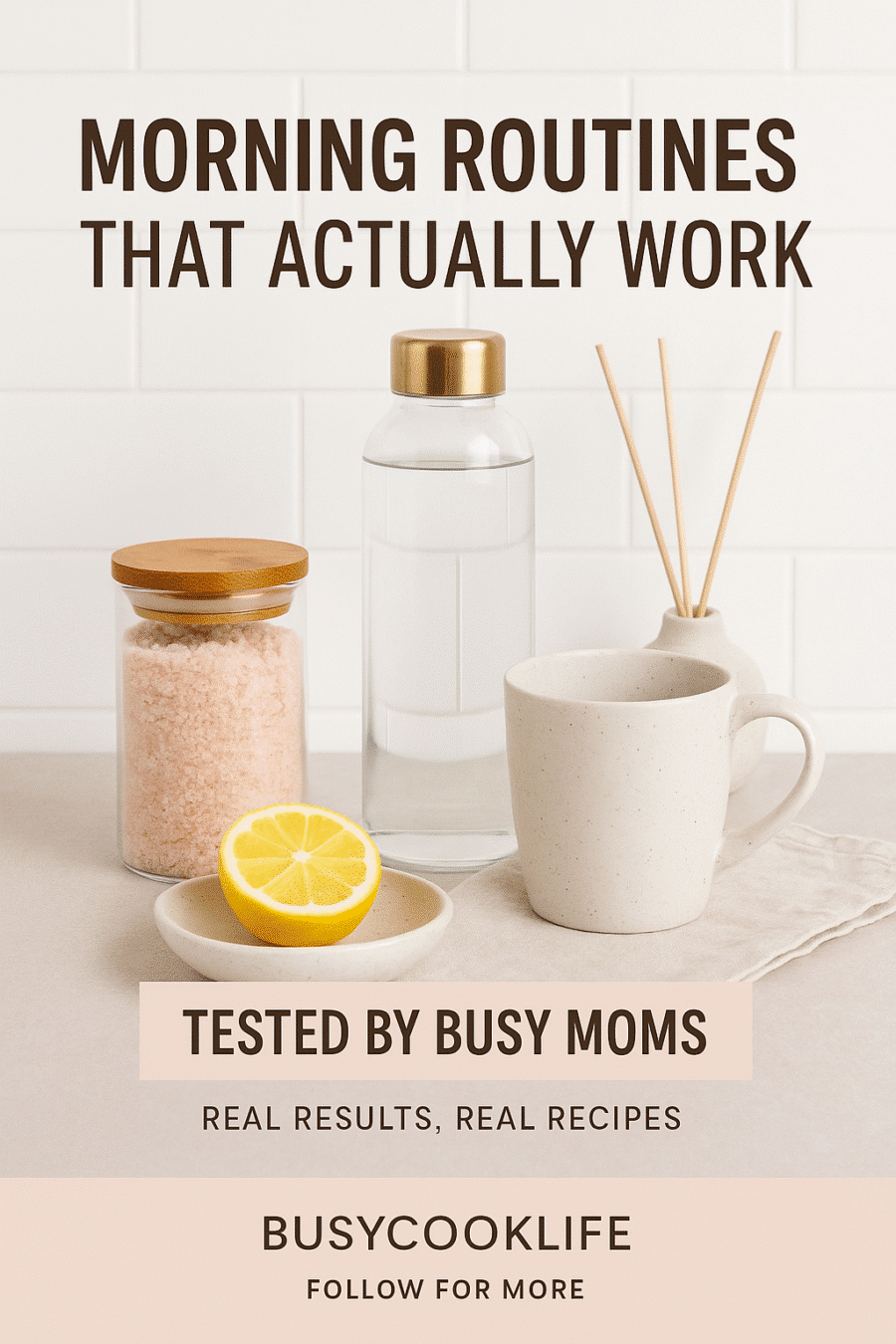 BusyCookLife brand authority - tested morning routines wellness expertise