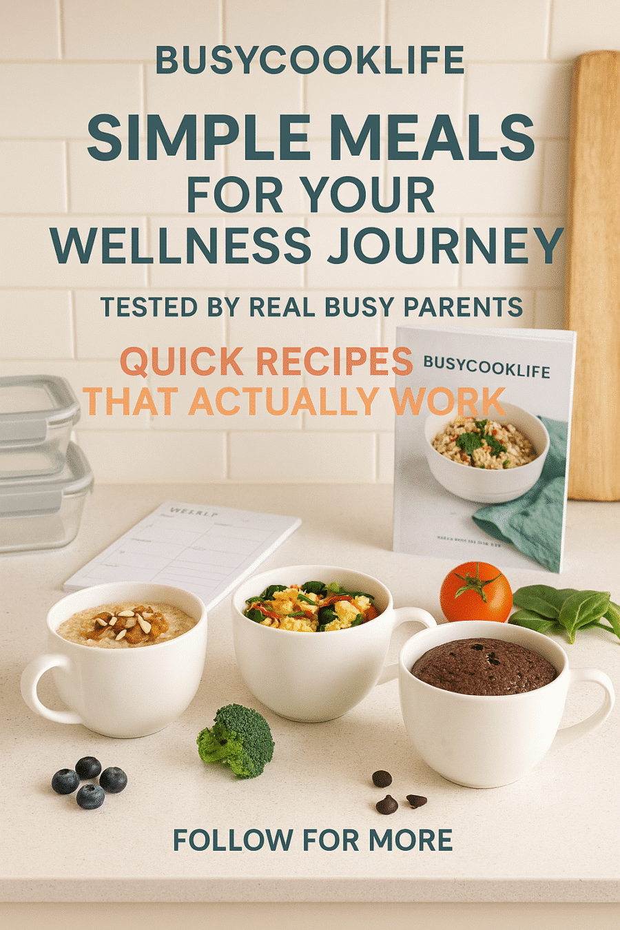 BusyCookLife brand authority - simple meals wellness journey kitchen expertise