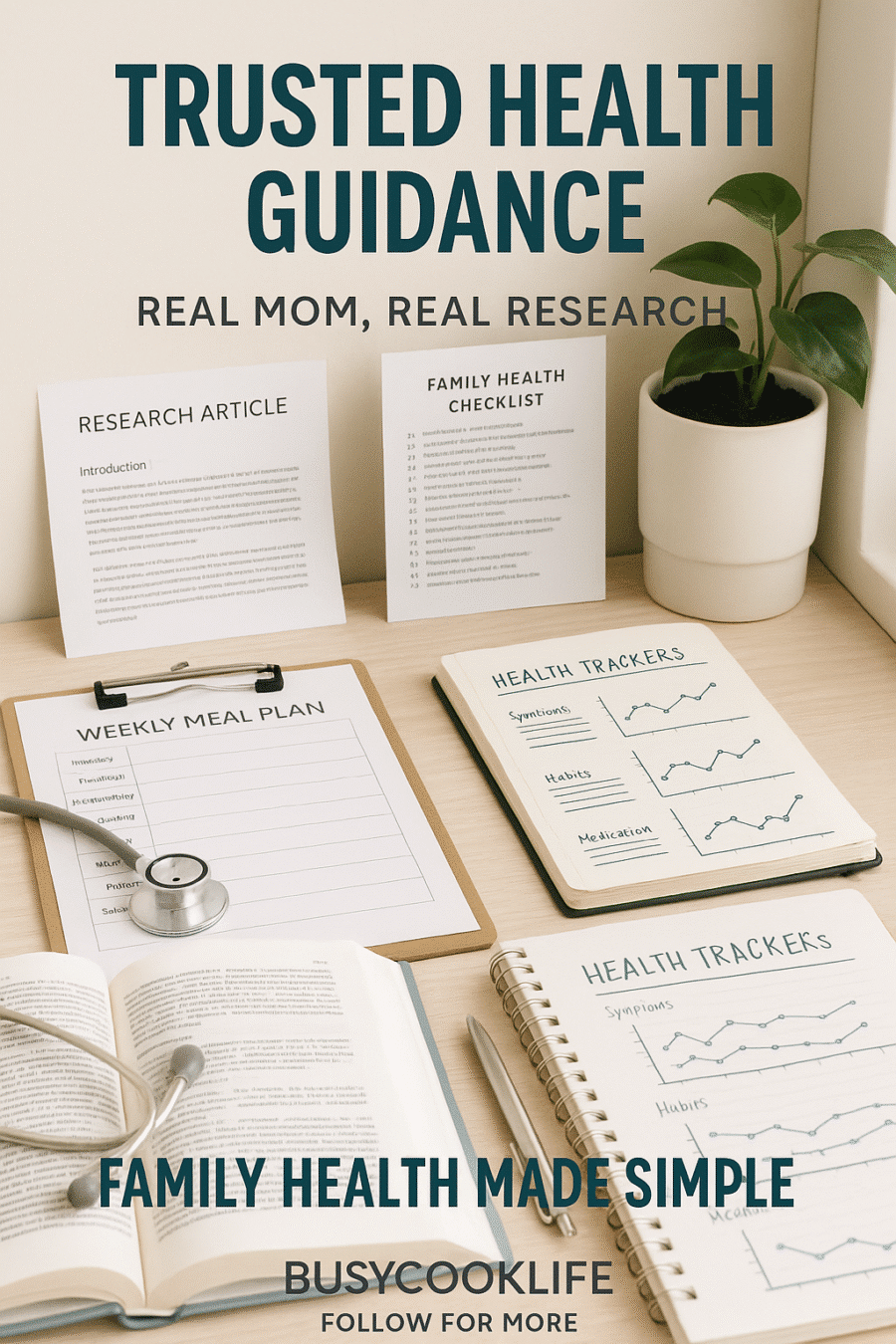 BusyCookLife health authority - trusted medical guidance for busy families