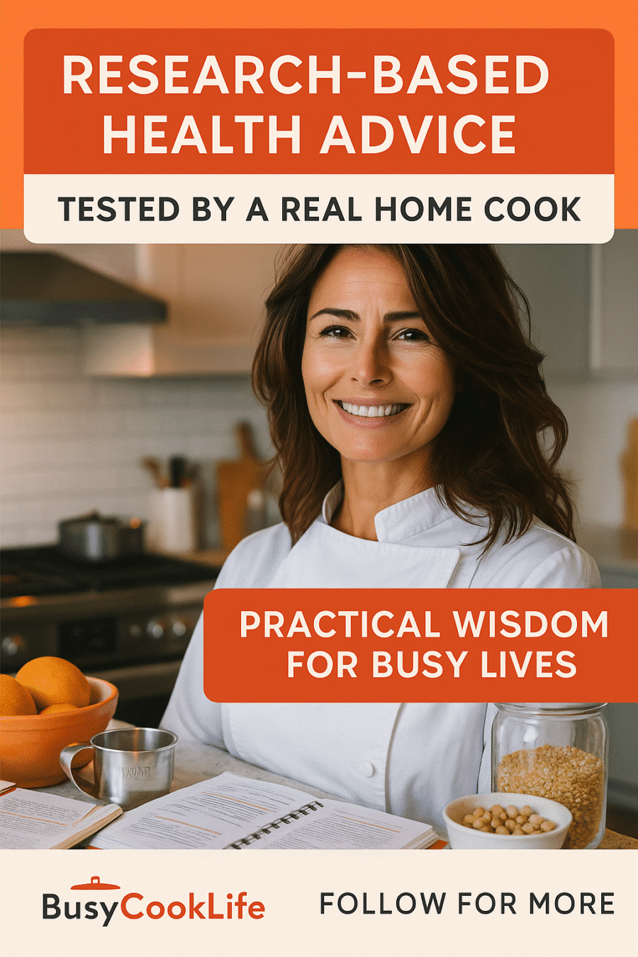 BusyCookLife brand authority - research-based health advice kitchen expertise