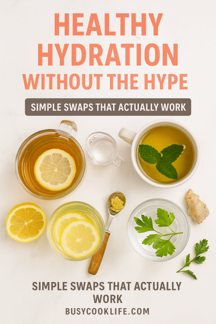 Healthy hydration alternatives Pinterest collection - practical drink swaps