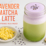 Lavender matcha latte recipe - BusyCookLife smoothie lavender matcha latte