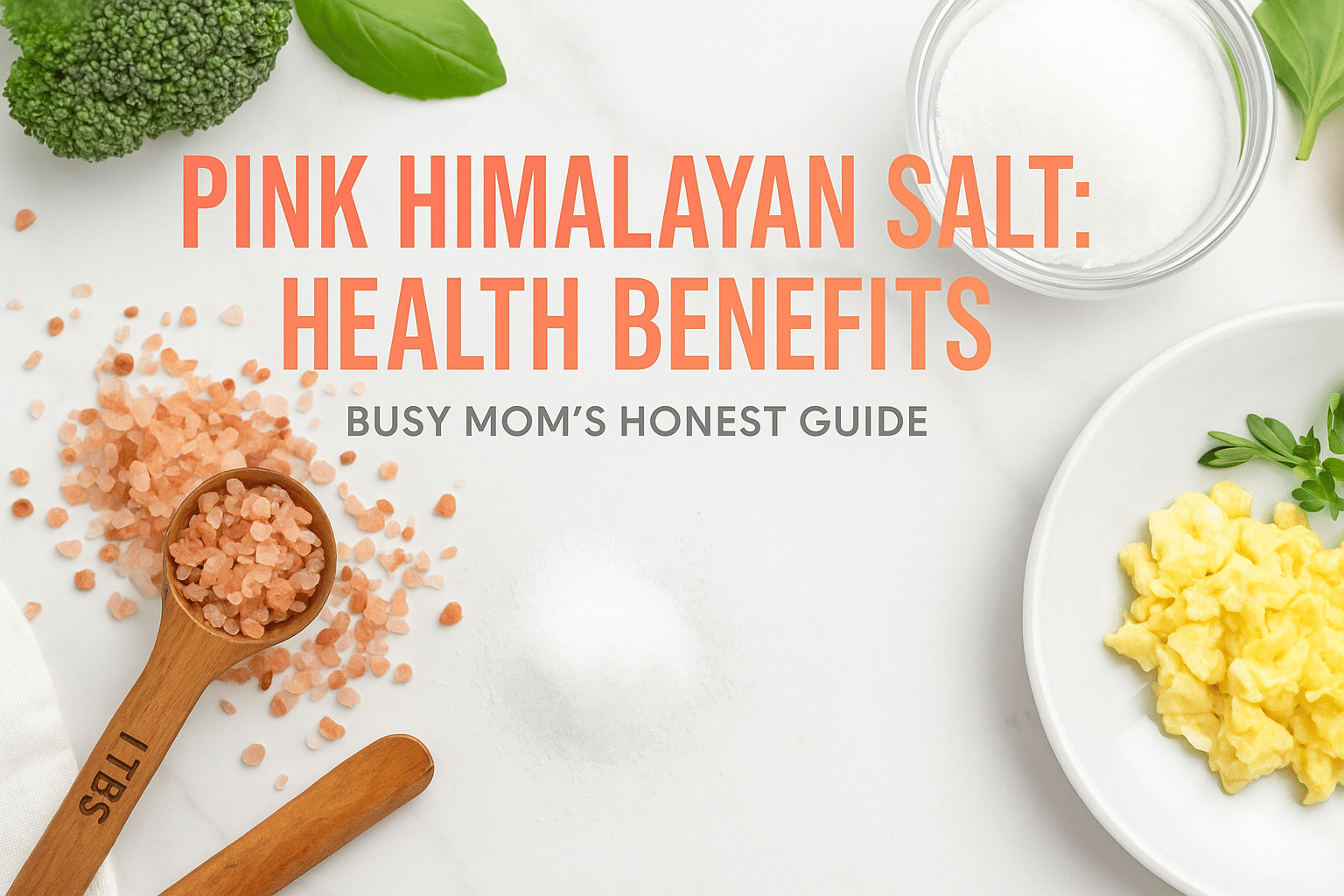 Pink himalayan salt health benefits guide - BusyCookLife educational content comparison with table salt