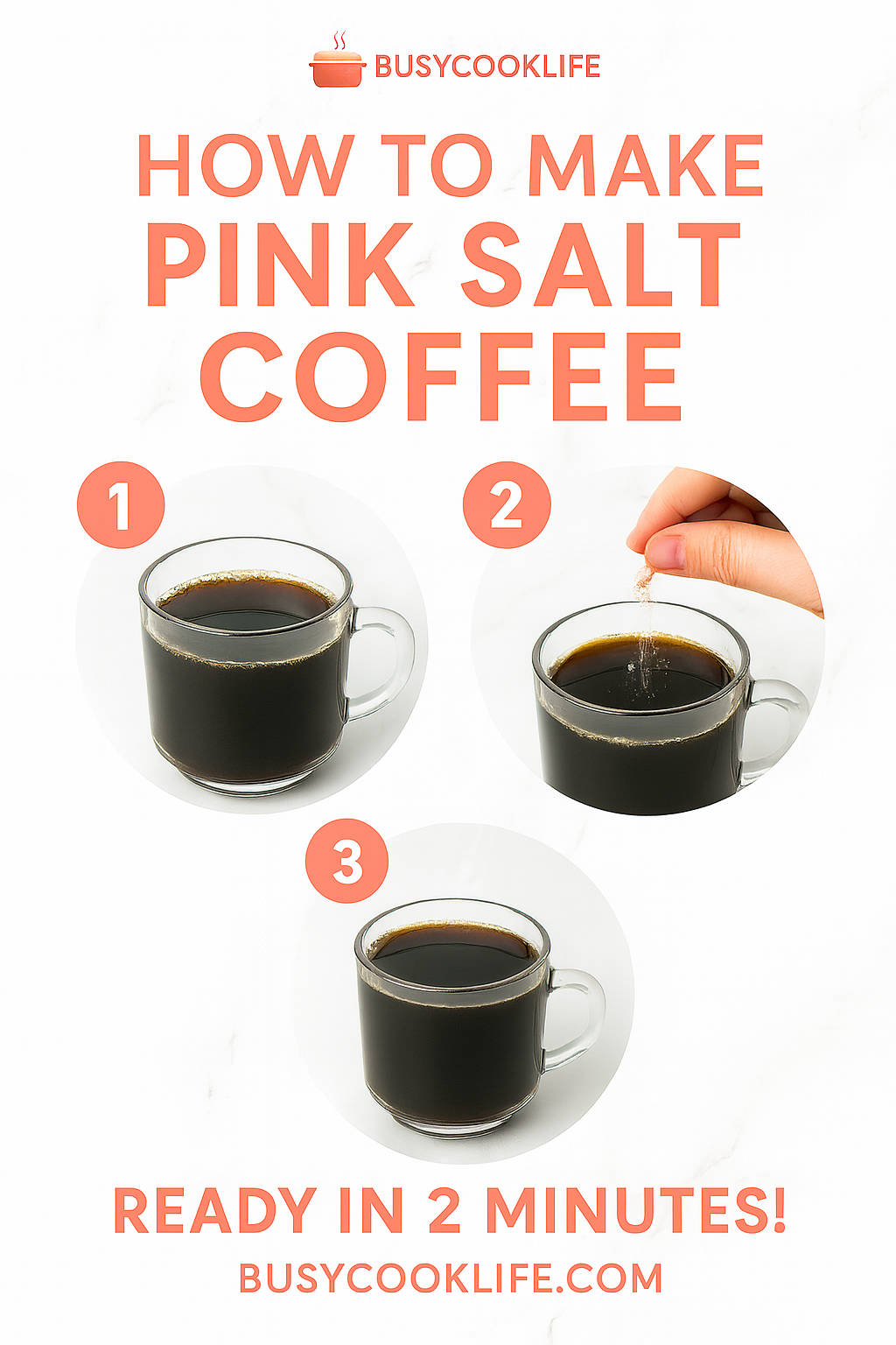 Pink Salt Coffee Recipe for Energy Boost 10 How to make pink salt coffee tutorial pin - step-by-step breakfast guide