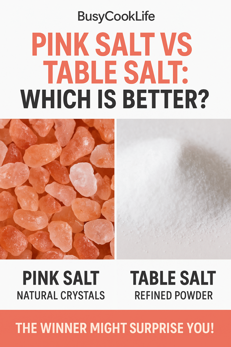 My Easy Pink Salt Detox Recipe for Beginners 10 Pink salt vs table salt comparison - smoothie ingredient comparison guide