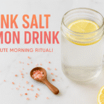 Pink salt lemon drink recipe - BusyCookLife morning beverage ritual