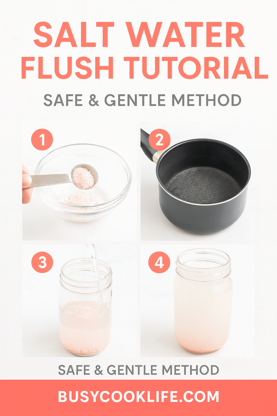 Salt water flush tutorial pin - step-by-step wellness morning-routine guide