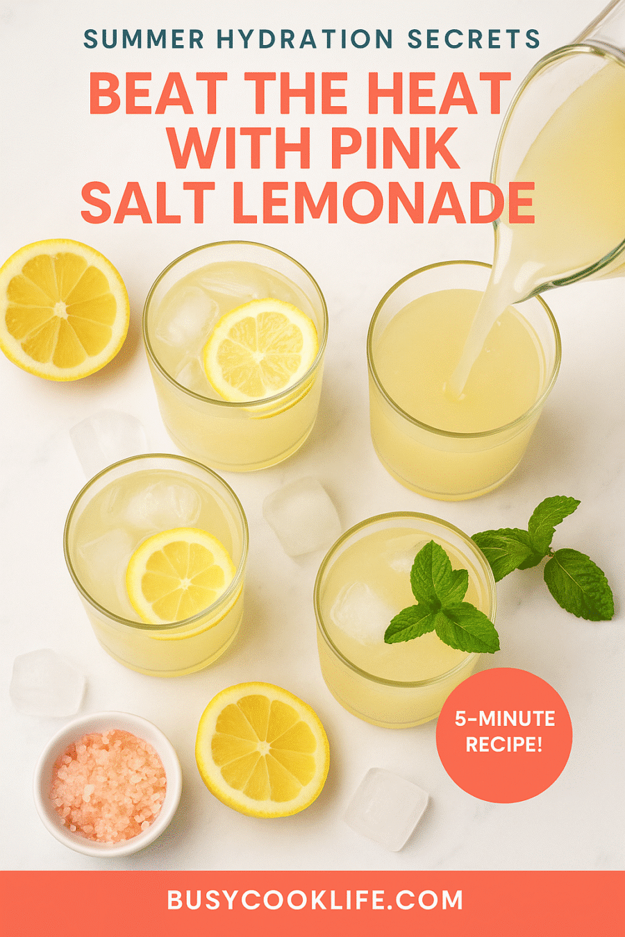 pinterest pink salt lemonade viral pin