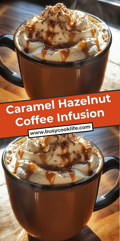 Caramel Hazelnut Coffee Infusion