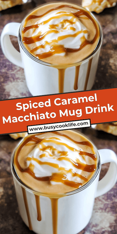 Spiced Caramel Macchiato Mug Drink