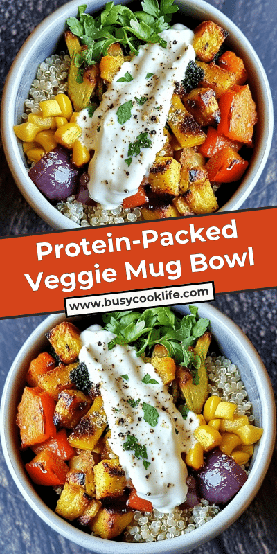 Protein-Packed Veggie Mug Bowl