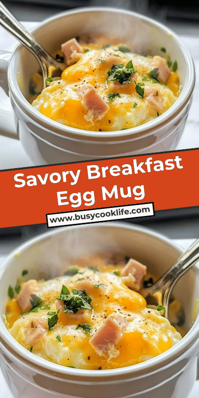 Savory Breakfast Egg Mug
