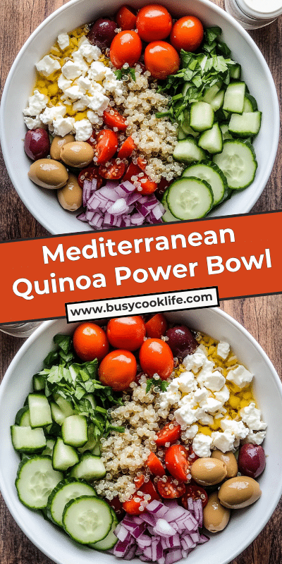 Mediterranean Quinoa Power Bowl