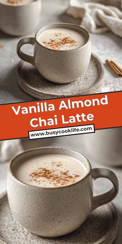 Vanilla Almond Chai Latte