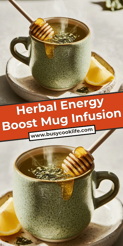 Herbal Energy Boost Mug Infusion
