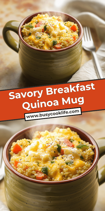 Savory Breakfast Quinoa Mug