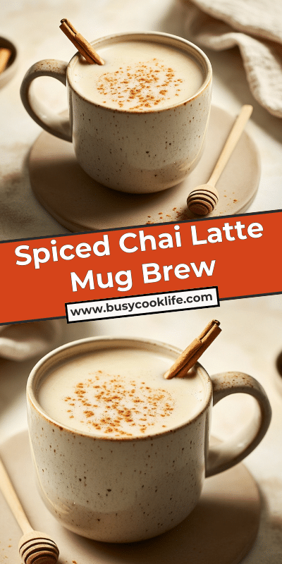 Spiced Chai Latte Mug Brew