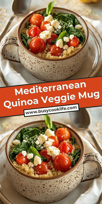 Mediterranean Quinoa Veggie Mug