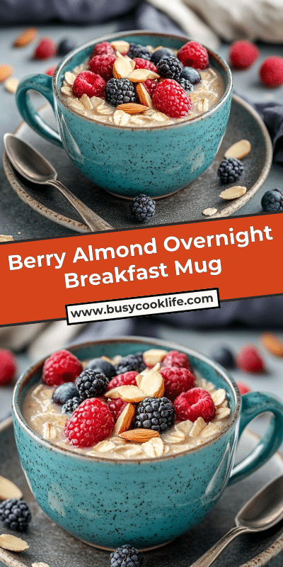 Berry Almond Overnight Breakfast Mug