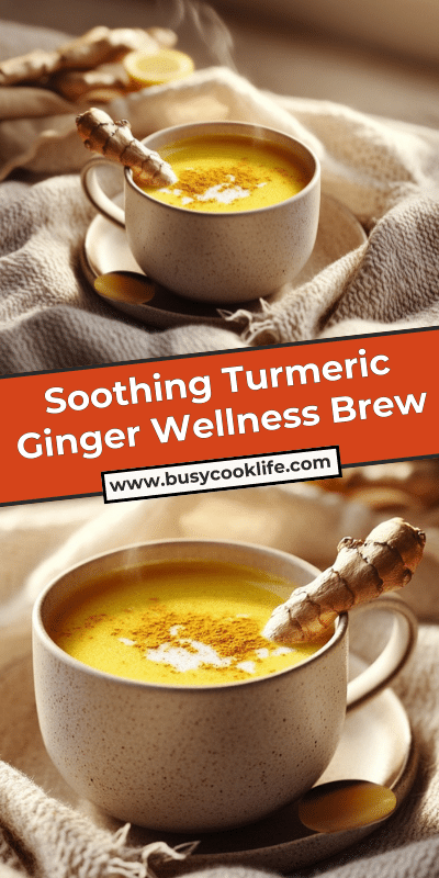 Soothing Turmeric Ginger Wellness Brew
