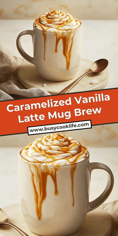 Caramelized Vanilla Latte Mug Brew