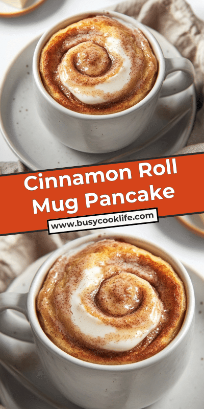 Cinnamon Roll Mug Pancake