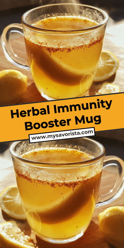 Herbal Immunity Booster Mug