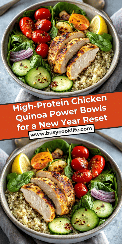 High-Protein Chicken Quinoa Power Bowls for a New Year Reset