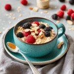 How to make Berry Almond Overnight Breakfast Mug — key cooking step