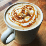 How to make caramel vanilla chai latte — key cooking step