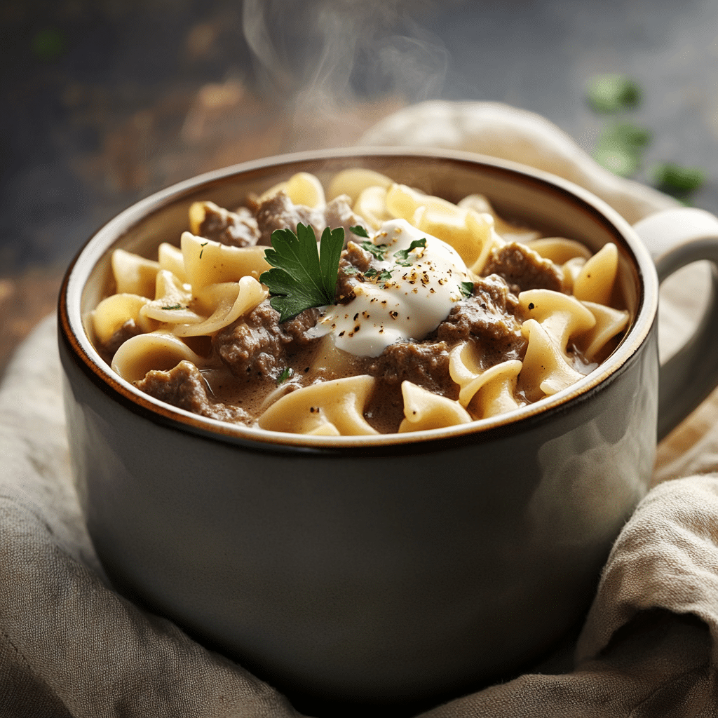 Cozy Beef Stroganoff Dinner Mug Meal — restaurant-quality recipe photo