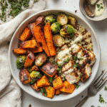 How to make Easy Winter Veggie Meal Prep Bowls for Busy Weeknights — key cooking step