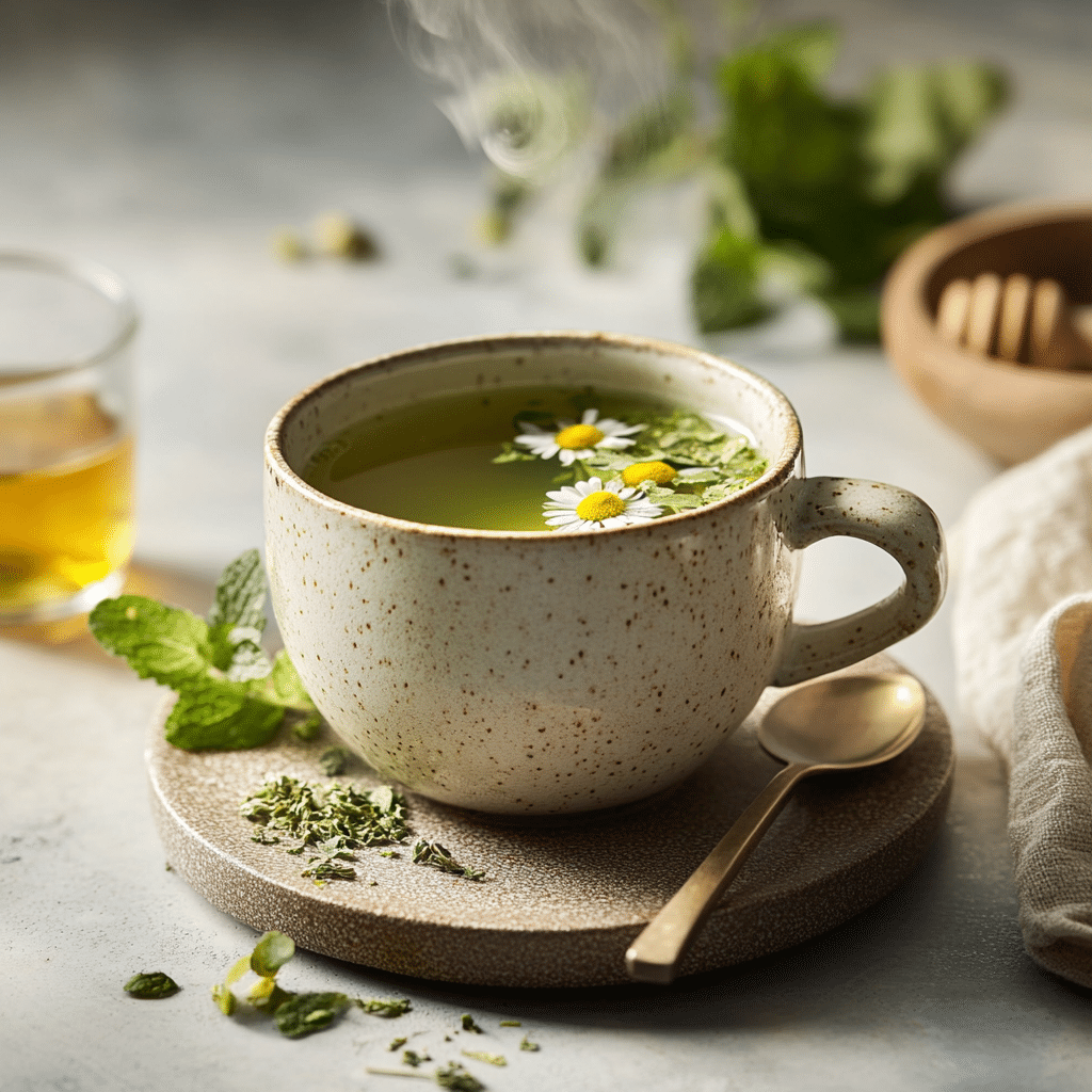Herbal Rejuvenating Green Tea Infusion — restaurant-quality recipe photo