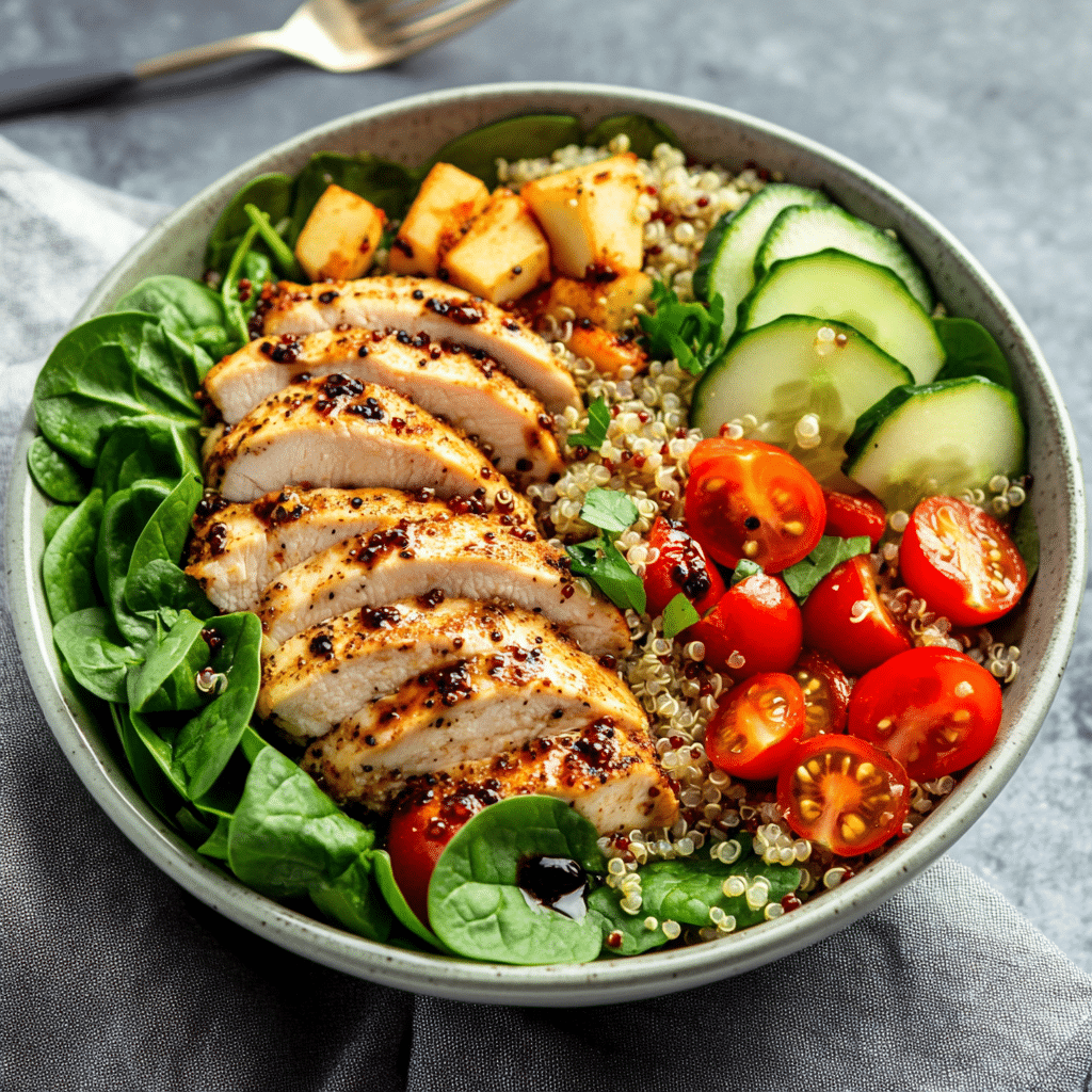 High-Protein Chicken and Quinoa Power Bowl for New Year Reset — restaurant-quality recipe photo