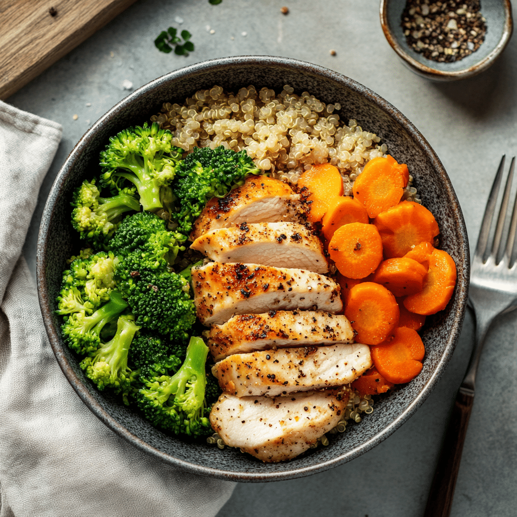 High-Protein Chicken Quinoa Power Bowl — restaurant-quality recipe photo