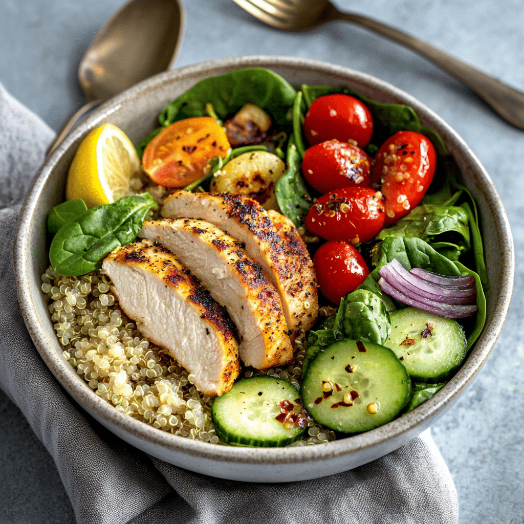 High-Protein Chicken Quinoa Power Bowls for a New Year Reset — restaurant-quality recipe photo
