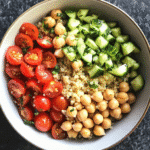 How to make Mediterranean Chickpea Quinoa Meal Prep — key cooking step