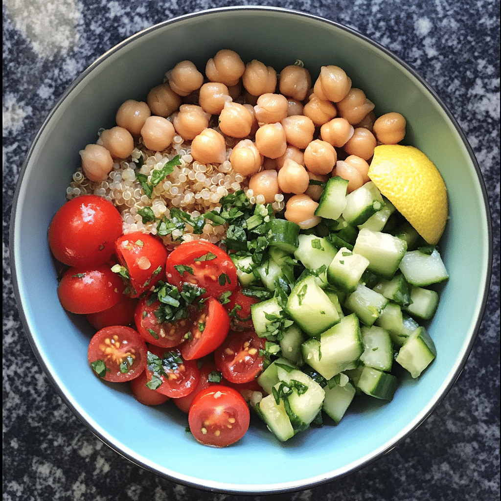 Mediterranean Chickpea Quinoa Meal Prep — restaurant-quality recipe photo