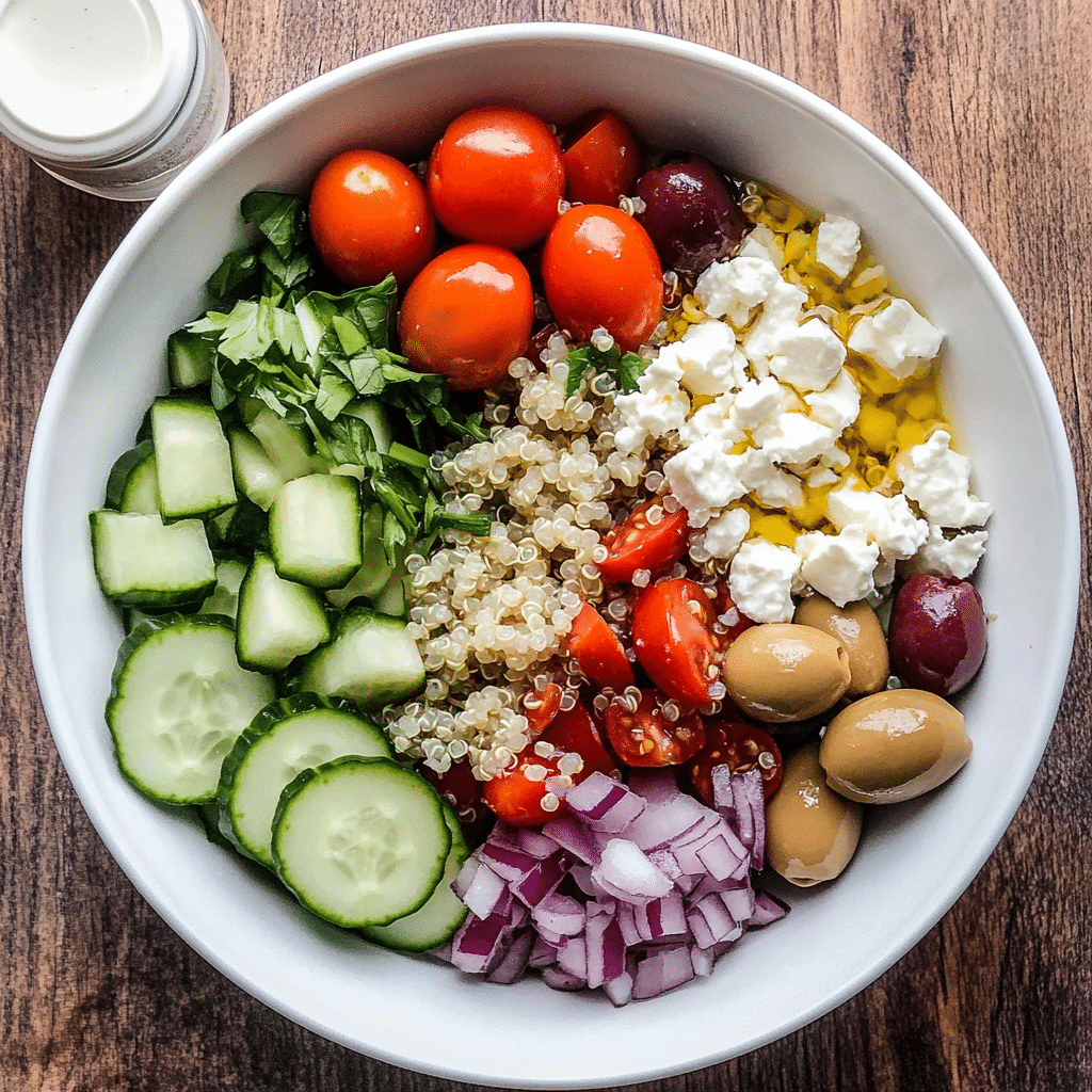 Mediterranean Quinoa Power Bowl — restaurant-quality recipe photo