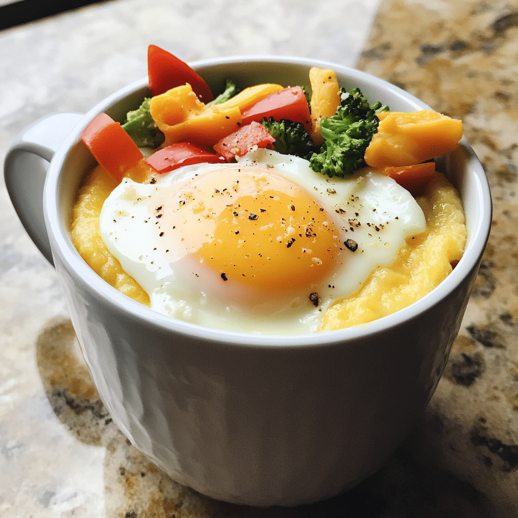 Savory Breakfast Polenta Mug — restaurant-quality recipe photo